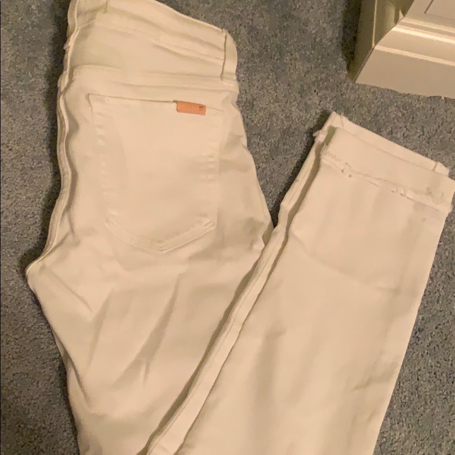 Joes White Skinny Capri Jeans